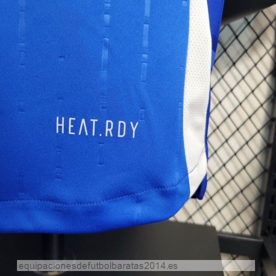 Nuevo 1ª Jugadores Camiseta Italia 2024 Azul Baratas